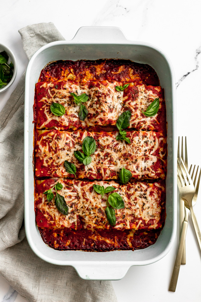 Healthy ProteinPacked Spinach Lasagna Rolls